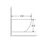 Биде подвесное Mixxus Premium Ellipse-0501 495x365x325mm (MP6469)