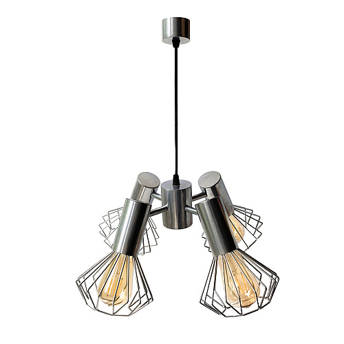 Люстра подвесная MSK Electric Diadem на четыре плафона Е27 NL 22153-4 CR хром