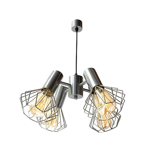 Люстра подвесная MSK Electric Diadem на четыре плафона Е27 NL 22153-4 CR хром