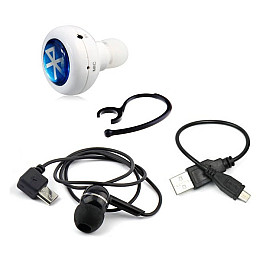 Bluetooth наушники AirBeats Stereo Headset White (SUN0021)
