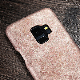 Чехол-накладка для Samsung S9 Plus X-Level PU Vintage Золотая (PC-001695)