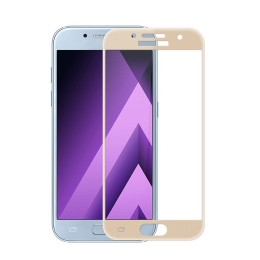 Защитное стекло GLASS 3D для Samsung Galaxy A3 2017 A320 Gold (12175)