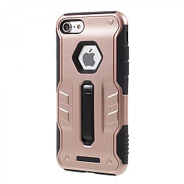 Накладка Hard Case vs Metal Kickstand  для Apple iPhone 5 Золотая (PC-001266)