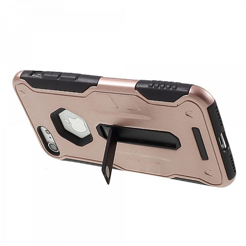 Накладка Hard Case vs Metal Kickstand для Apple iPhone 5 Золотая (PC-001266)