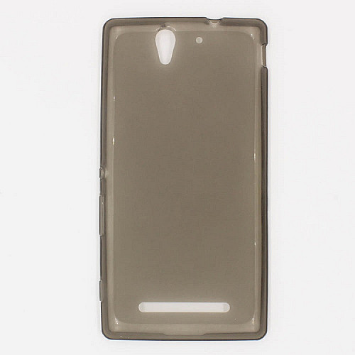 Силиконовый чехол TPU Matte для Sony Xperia C3 D2533/D2502 Серый (CC-10006-2)