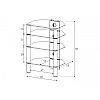 Стойка под hi-fi компоненты Sonorous RX 2140 Черный (RX 2140-B-HBLK)