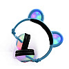 Наушники Linx Bear Ear Headphone с медвежьими ушками LED подсветка 350 mAh Голубой (SUN1861)