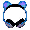 Наушники Linx Bear Ear Headphone с медвежьими ушками LED подсветка 350 mAh Голубой (SUN1861)