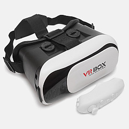 Очки виртуальной реальности VR BOX 2.0 с пультом (8-BOX)