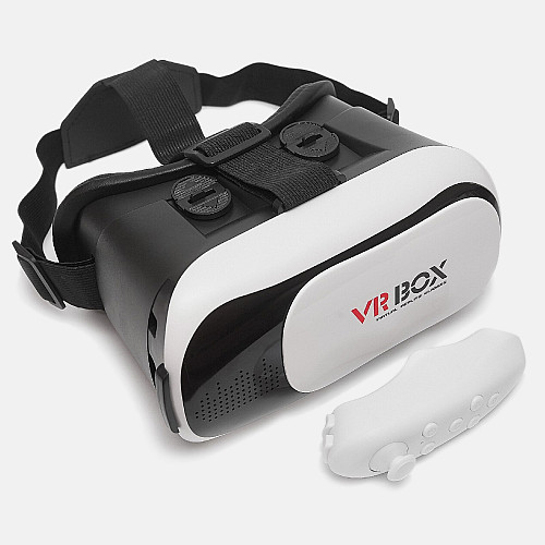 Очки виртуальной реальности VR BOX 2.0 с пультом (8-BOX)