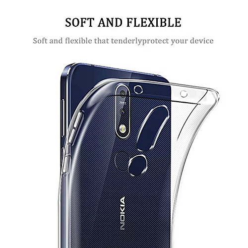 Чехол TPU Clean для Nokia 7.1 Plus Transparent (CC-41023)
