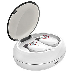 Беспроводные наушники SUNROZ V5 TWS Bluetooth 5.0 Белый (SUN3193)