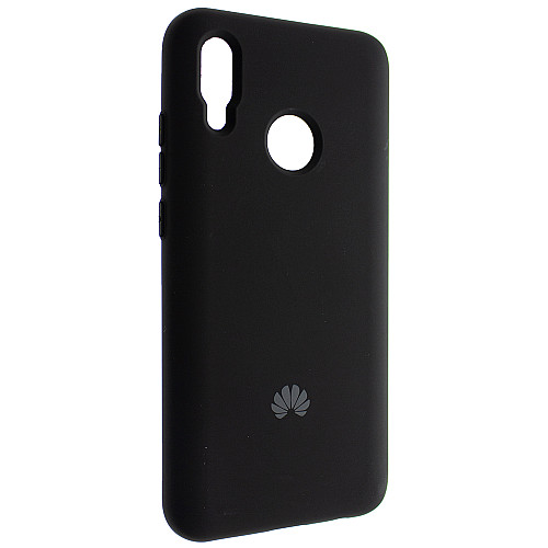 Накладка Silicone Case Huawei Y7 2019/Y7 Prime 2019 DUB-LX1 DUB-LX3 Черный (00006871)