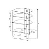 Стойка под hi-fi компоненты Sonorous RX 2140-C-HBLK