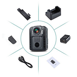 Нагрудный видеорегистратор Boblov WN9 2 мп Черный (100031)