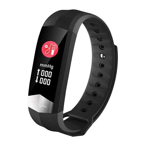 Фітнес браслет Smart Band ST CD01 Тонометр + ЕКГ + PPG Чорний (SBCD01BK)