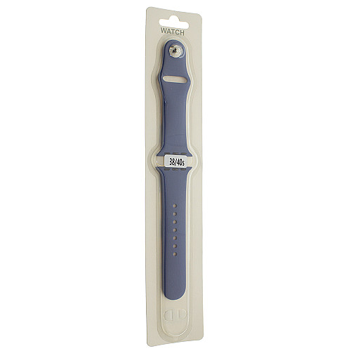 Ремінець силіконовий Mobak для Apple Watch Series 4 44 mm/ Series 3 42 mm Королівський Синій (00007324)