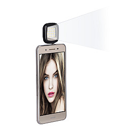 Селфі спалах Lesko 16LED 3.5 мм Black (3968-11324)