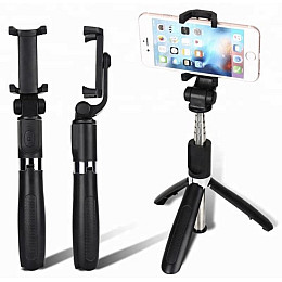 Трипод - тринога Selfie Stick Apexel L01 bluetooth Черный (300466)