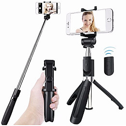 Трипод - тринога Selfie Stick Apexel L01 bluetooth Черный (300466)