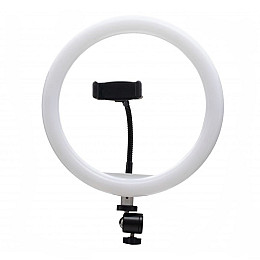 Светодиодная кольцевая лампа Ring Fill Light LC666 с держателем для телефона 26 см (300600)