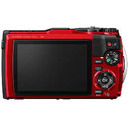 Цифровая камера Olympus TG-6 Red (Waterproof - 15m; GPS; 4K; Wi-Fi) (6500899)