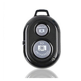 Універсальний Bluetooth пульт дистанційного керування камерою телефону для селфі палиці чорний