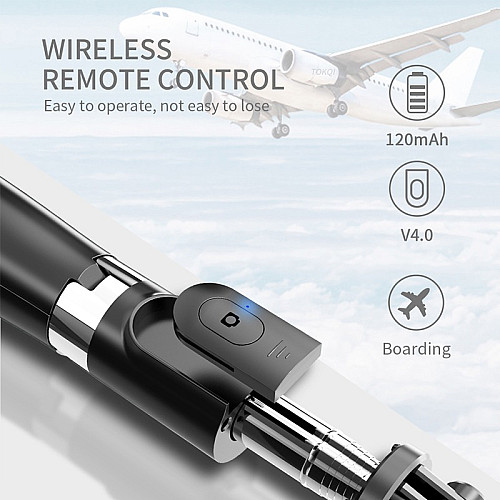 Штатив для телефона монопод-тренога + пульт Bluetooth L02 селфи палка