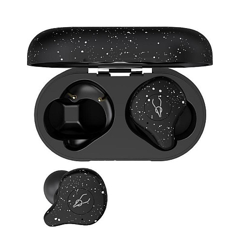 Беспроводные Bluetooth наушники Sabbat E12 Ultra Snow White aptX Черно-белый