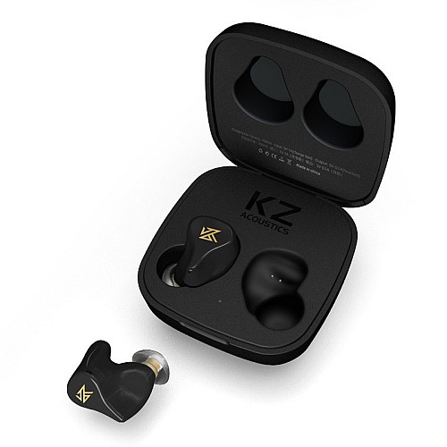 Беспроводные наушники с кейсом для зарядки KZ Z1 Bluetooth Черный