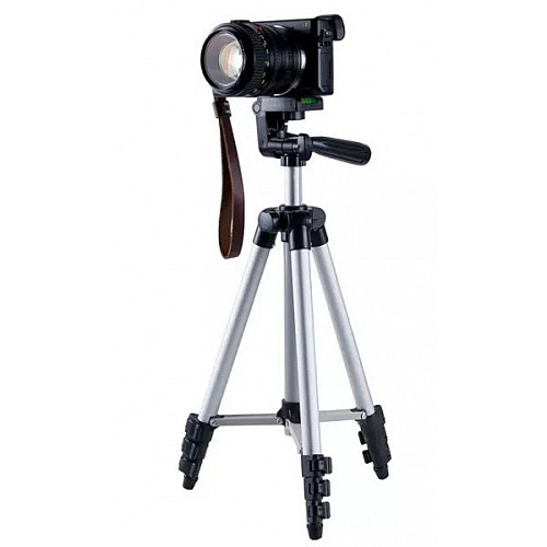 Високий штатив для фотоапарата OOOPS Tripod 3110, тринога тримач для телефону (1007447-Silver-1)