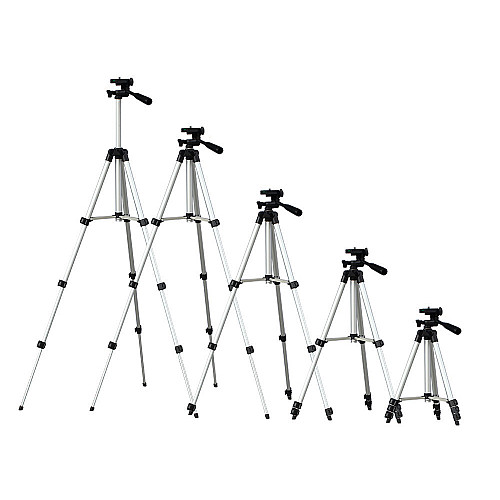 Високий штатив для фотоапарата OOOPS Tripod 3110, тринога тримач для телефону (1007447-Silver-1)