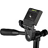 Штатив для фотоаппарата + крепление для телефона OOOPS Tripod 3120 A тренога держатель для камеры Black (1007648-Black-1)