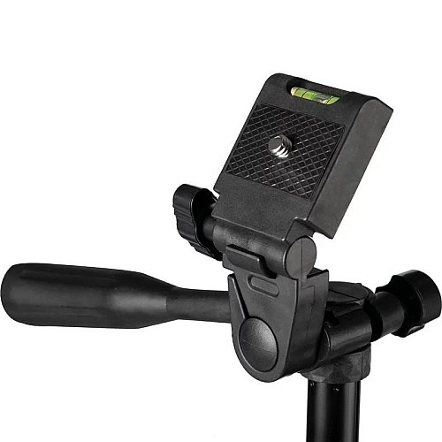 Штатив для фотоаппарата + крепление для телефона OOOPS Tripod 3120 A тренога держатель для камеры Black (1007648-Black-1)