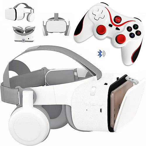 3D Очки шлем виртуальной реальности с джойстиком BOBO VR Z6 Game White