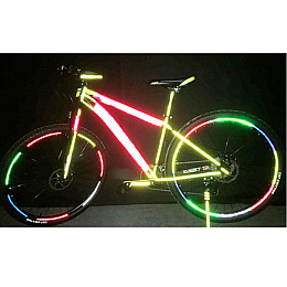 Светоотражающая лента FGT-006 Feel Fit Красно-белая