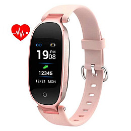 Фітнес браслет Smart Band S3+H Girl (Color Screen) Світло-рожевий