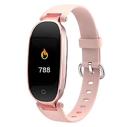 Фітнес браслет Smart Band S3+H Girl (Color Screen) Світло-рожевий