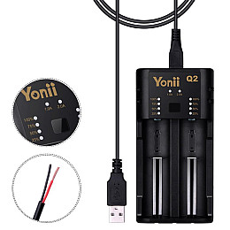 Зарядний пристрій для акумуляторних батарей Yonii Q2