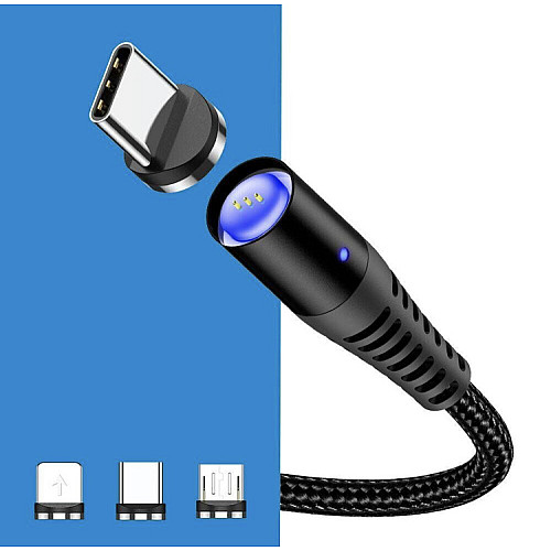 Кабель магнітний Quick Charge USB Type C 1 м 4993
