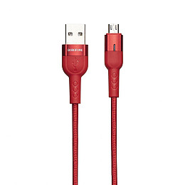 Кабель USB Borofone BU17 Starlight USB - Micro USB Красный