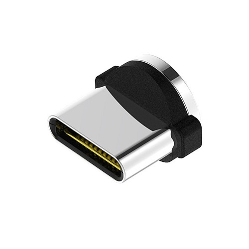 Коннектор магнитный для кабеля зарядки Topk Led AM23 Type-C Black (my019-hbr)