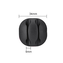 Органайзер для кабеля ExtraDigital Cable Clips CC948 Черный