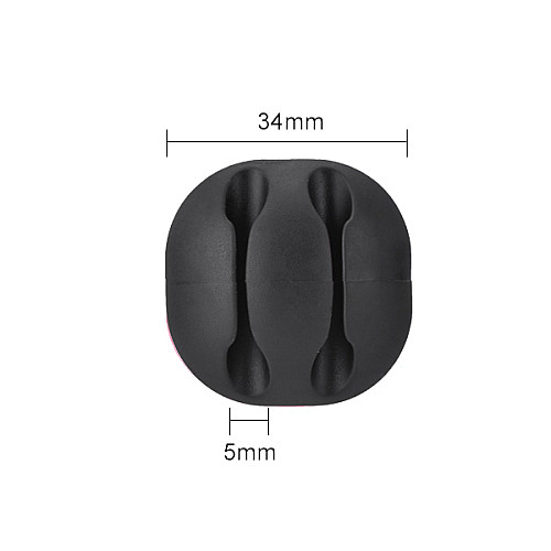 Органайзер для кабеля ExtraDigital Cable Clips CC948 Черный