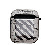 Футляр для Наушников Airpods Glossy Brand Ofwhite white