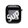 Футляр для Наушников Airpods Glossy Brand Sup black