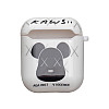 Футляр для Наушников Airpods Glossy Brand Kaws white