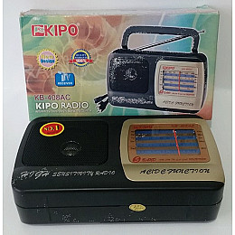 Портативный радиоприемник Kipor KB - 408AC на батарейках (5294)