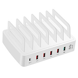 Мультизарядна док-станція з органайзером Digital Lion MCS-866T, 40W, на 6 USB портів