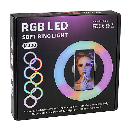 LED лампа RGB MJ20 20 cm. Черный